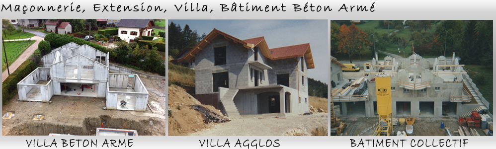 Maçonnerie, Extension, Villa, Bâtiment Béton Armé